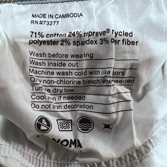 Sonoma Wide Leg Cropped Jeans. Size 16. - Picture 4 of 4